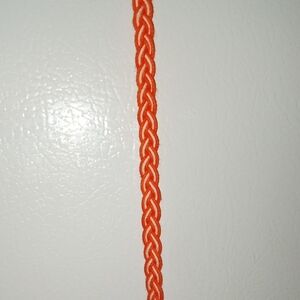 Braided Orange Bracelet